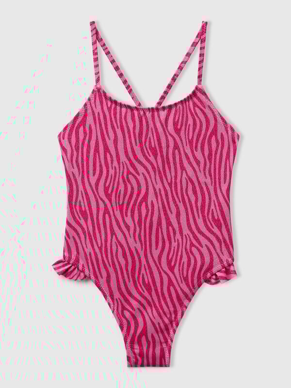 Animal print one-piece swimsuit Junior Girl