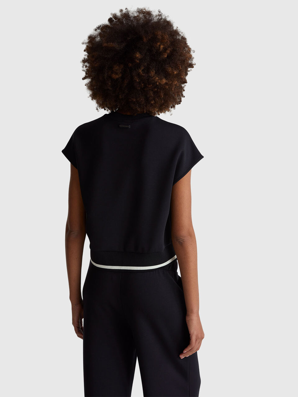 SLEEVELESS SWEATER Women image number null