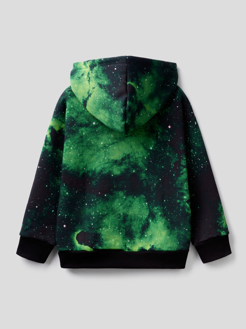 Space pattern sweatshirt with hood by Ghali image number 2