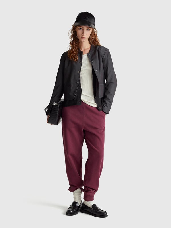 Stretch viscose blend jacket Stretch viscose blend jacket Women