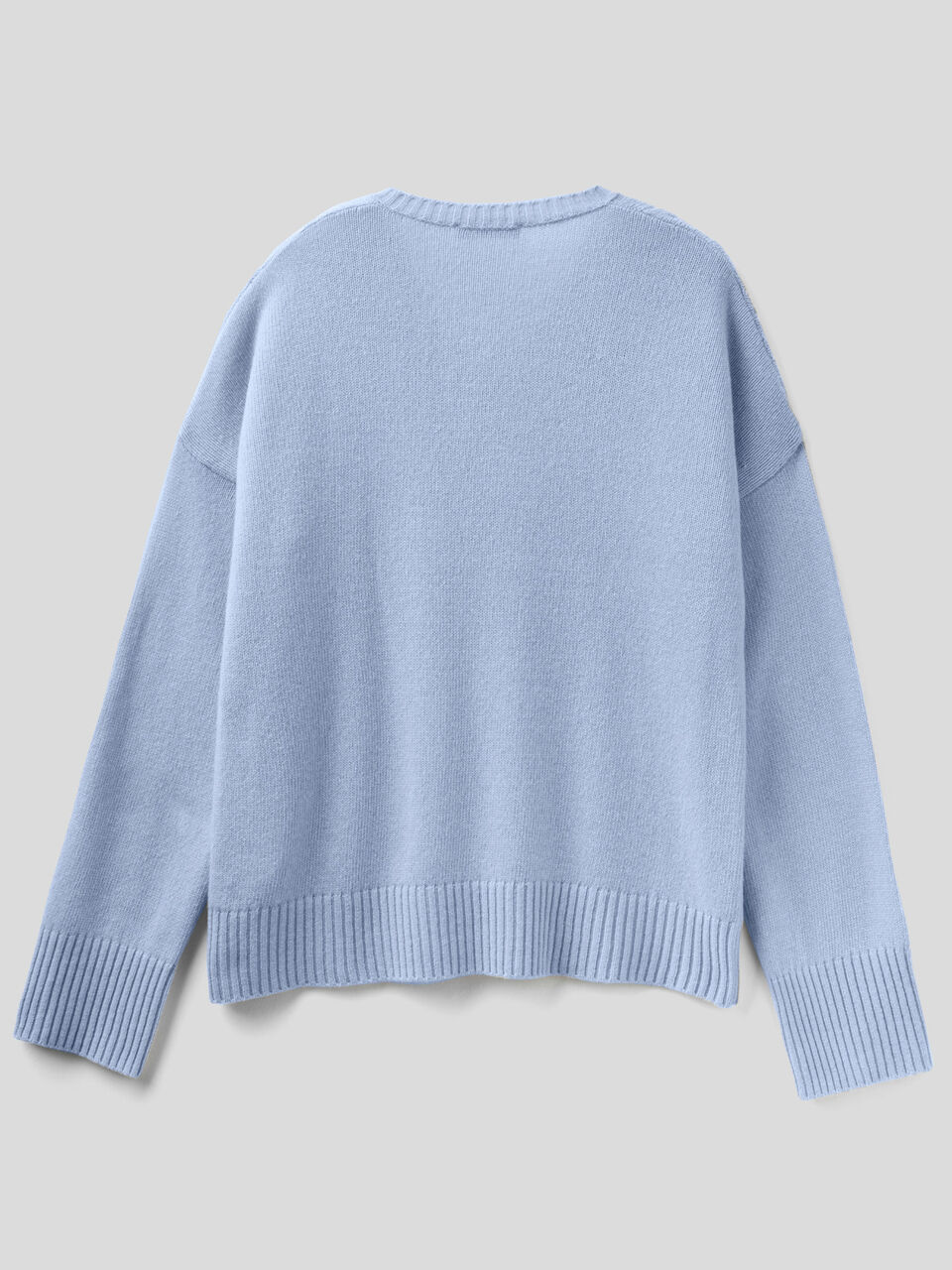 Knit sweater with V-neck image number 2