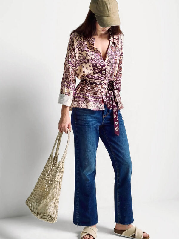 Cropped cotton jeans  Cropped cotton jeans  Women