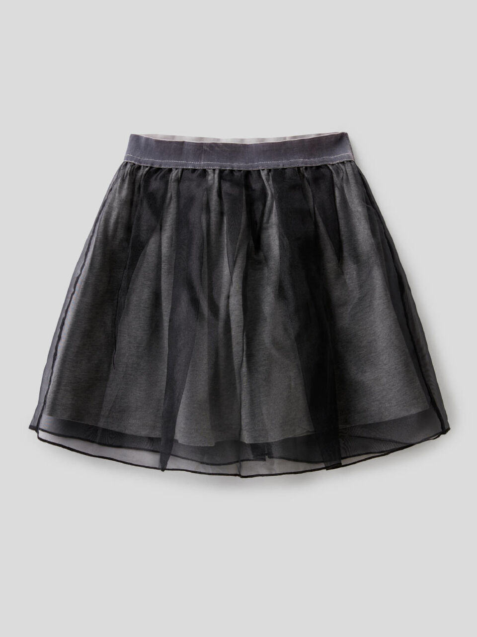 Skirt with organza layer image number 1