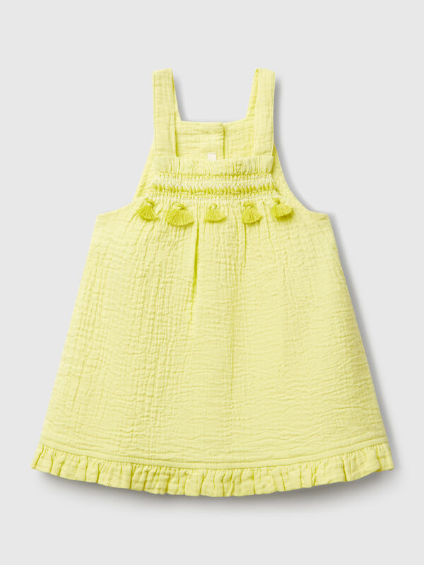 Dungaree dress with tassels New Born (0-18 months)