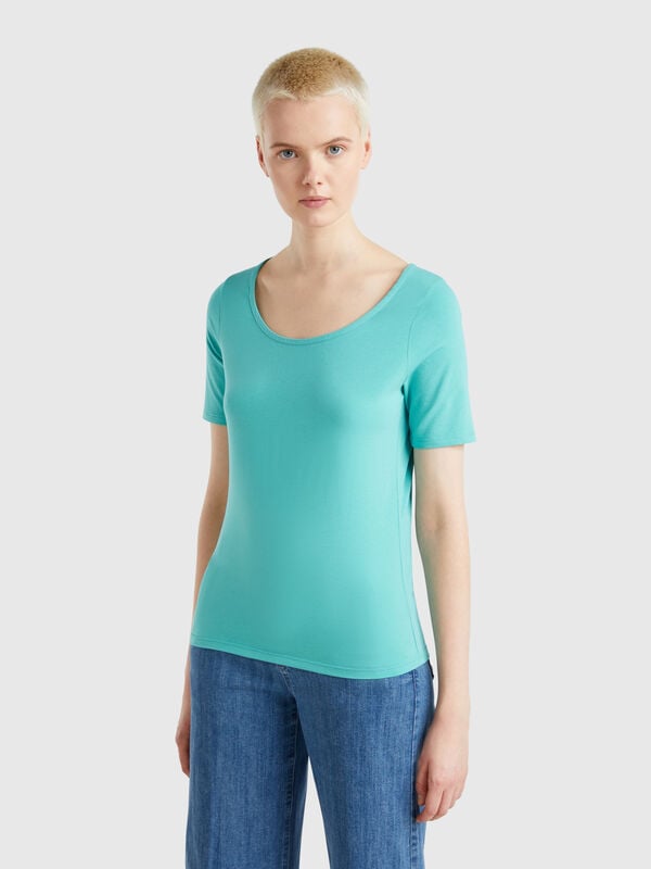 Slim fit reversible t-shirt Women