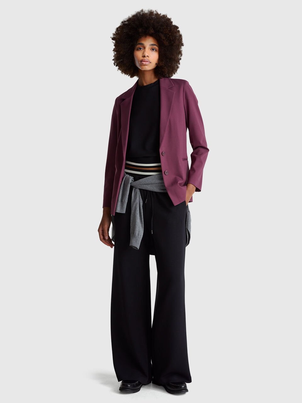 SLEEVELESS SWEATER Women image number null