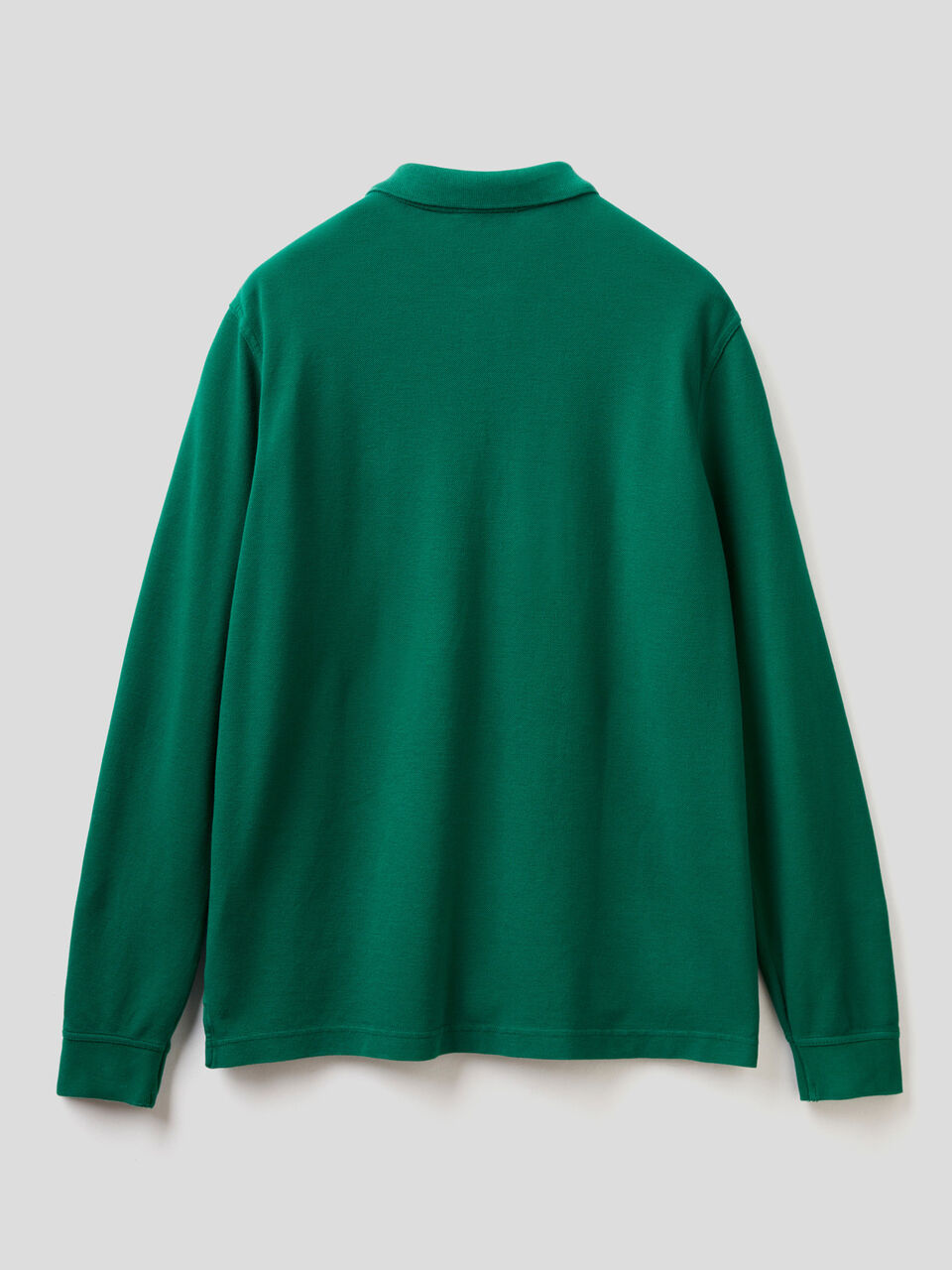 Long sleeve 100% cotton polo image number 2