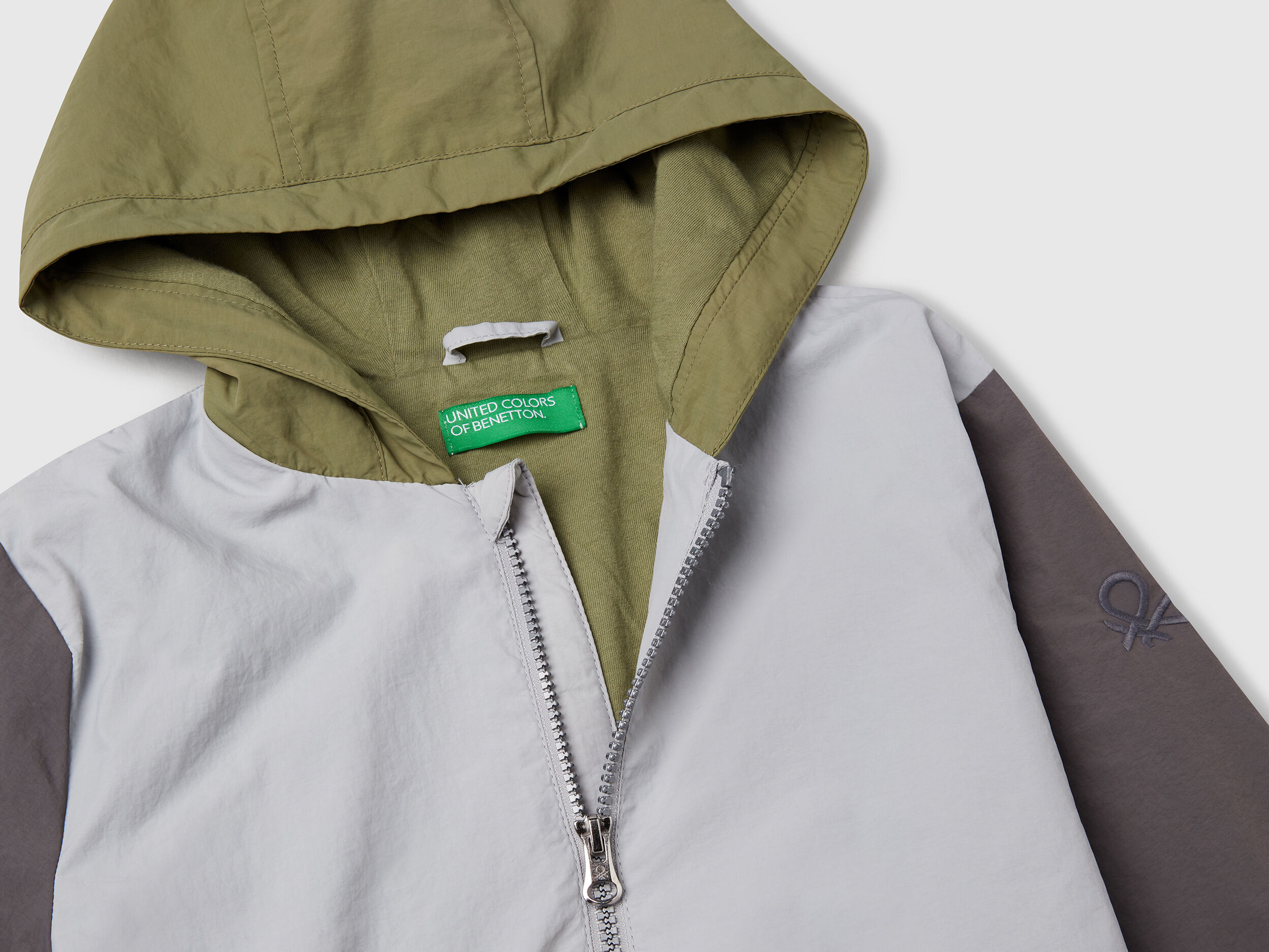豊富なギフト jacket Nylon with Benetton | Gray Light - hood Table Chair Hammock