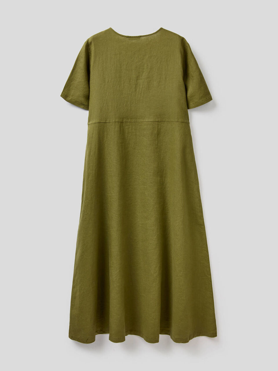 Long 100% linen dress image number null