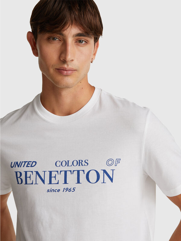 T-shirt in cotton with logo Men
