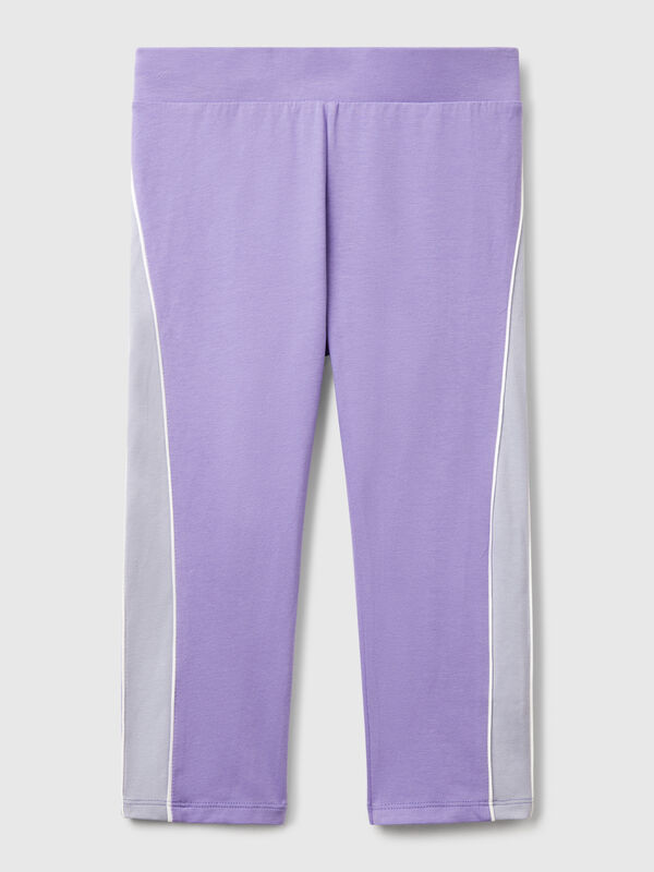Sporty leggings with piping Junior Girl