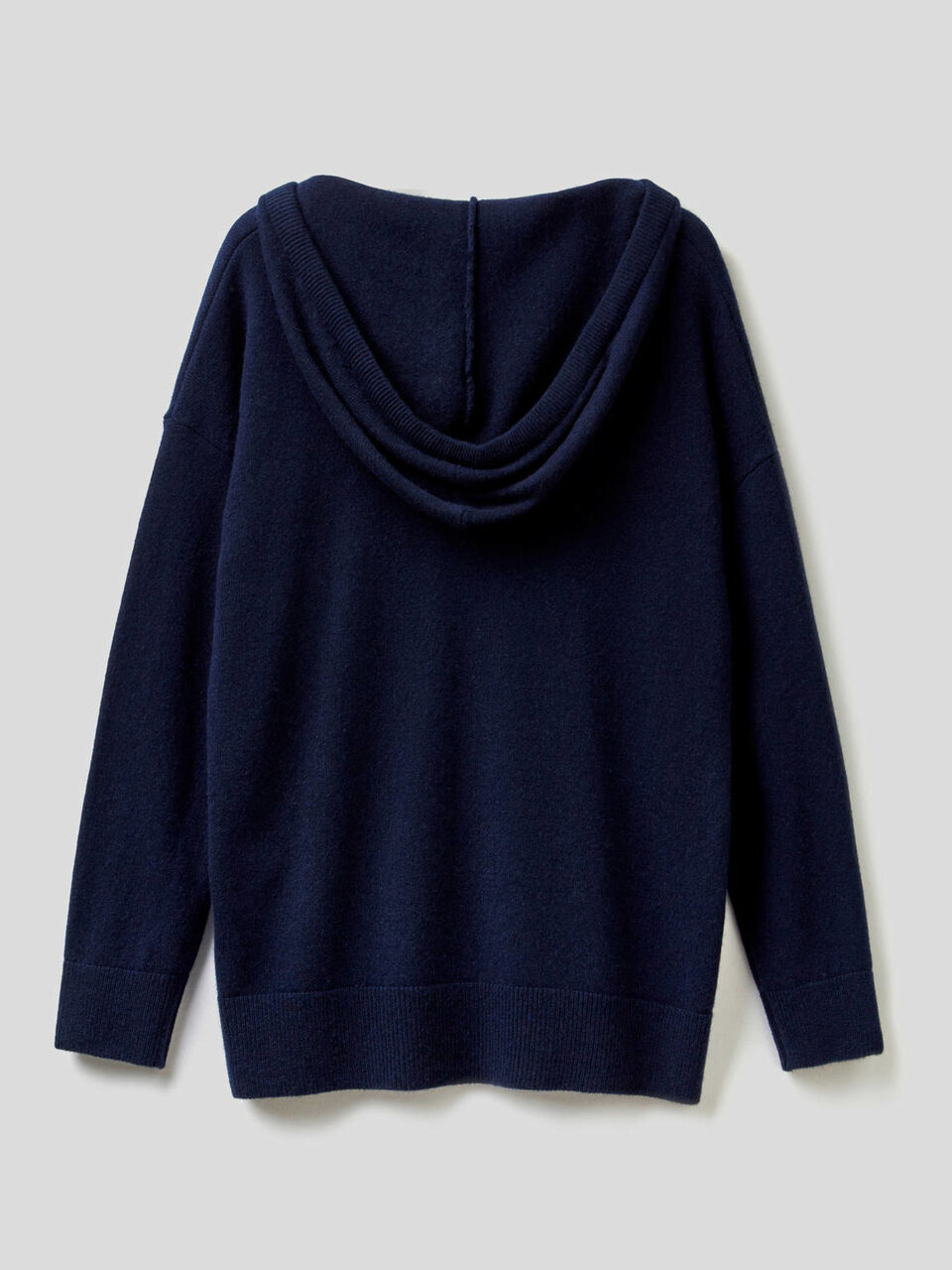 Pure cashmere sweater with hood image number 2